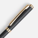 Ручка шариковая Delgado, матовая черная — изображение 3