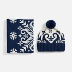 Шапка Wintertude, синяя с белым — изображение 3