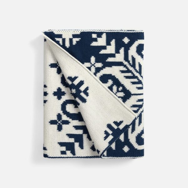 синий с белым