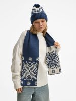 Шарф Wintertude M, синий с белым — изображение 7