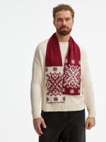 Шарф Wintertude M, красный с белым — изображение 6