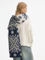 Шарф Wintertude L, синий с белым — изображение 5