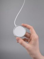 Беспроводное зарядное устройство с магнитами Magmate, серебристое — изображение 7
