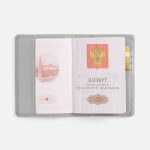 Обложка для паспорта Unison, серая — изображение 6