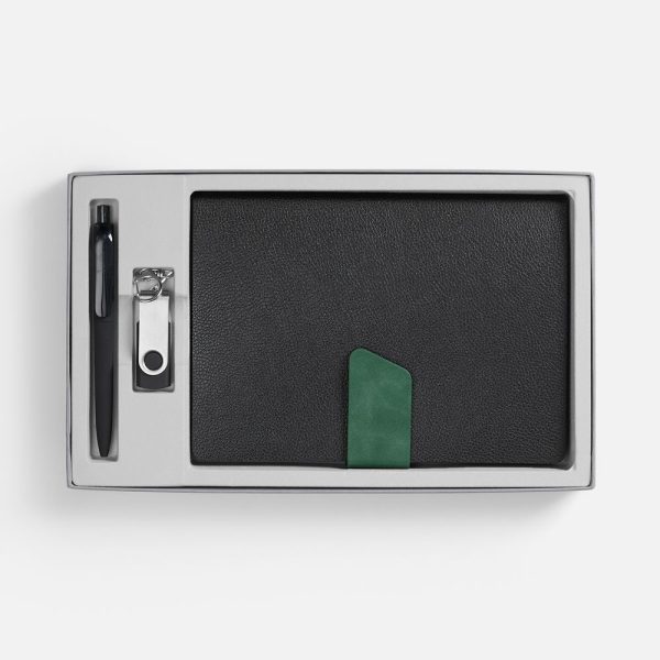 черный с зеленым