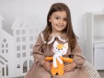 Мягкая игрушка Beastie Toys, лисенок с белым шарфом — изображение 6