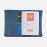 Обложка для паспорта Apache, ver.2, синяя — изображение 4