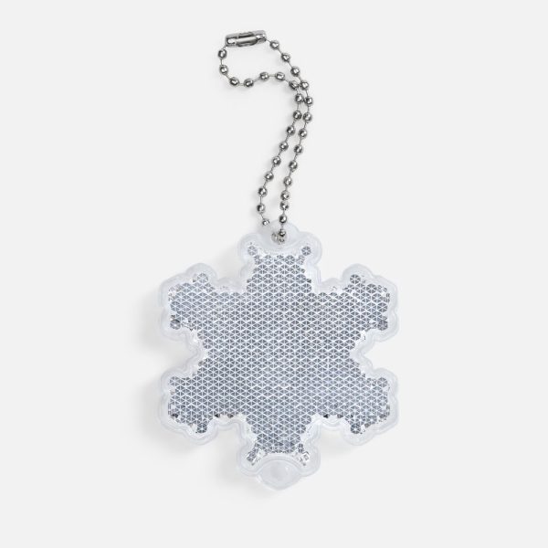 Пешеходный светоотражатель с цепочкой «Снежинка»