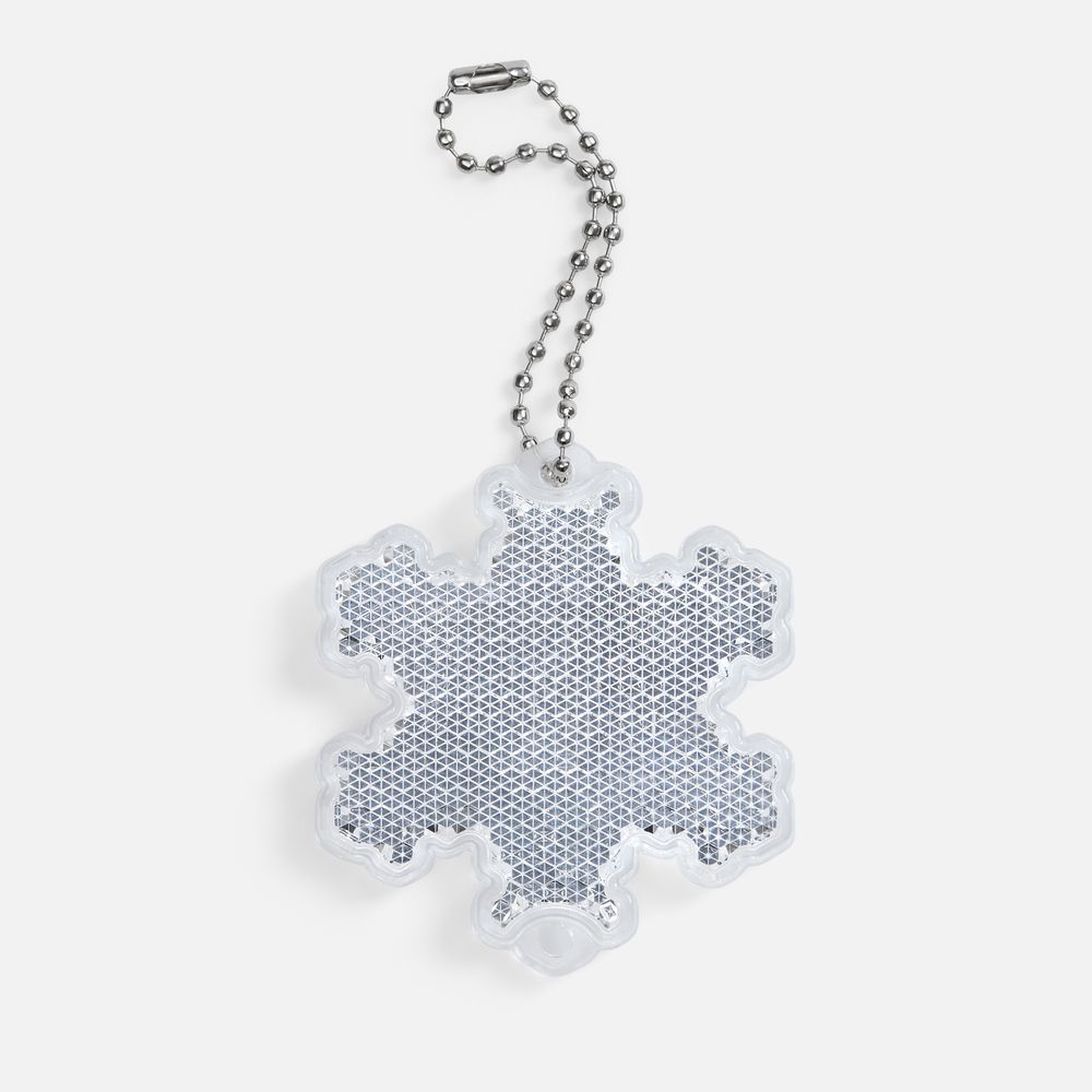 24209.60_5_1000x1000 Пешеходный светоотражатель с цепочкой «Снежинка»