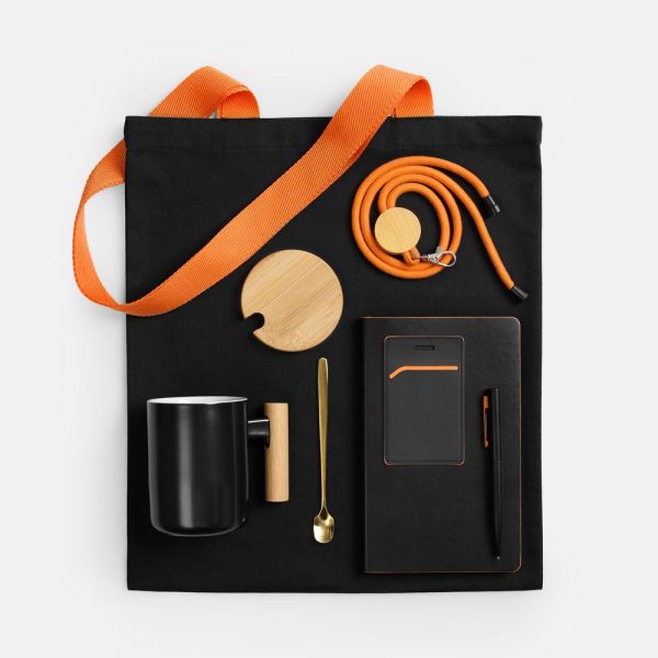 черный с оранжевым