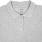 Рубашка поло женская Virma Lady, серый меланж — изображение 3