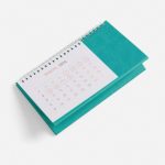 Календарь настольный Brand, бирюзовый — изображение 3