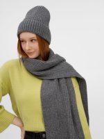 Шарф Laconi, темно-серый меланж — изображение 7