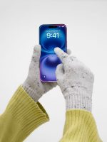 Перчатки сенсорные Spotti Senso, светло-серые — изображение 3