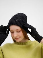 Перчатки сенсорные Spotti Senso, черные — изображение 4