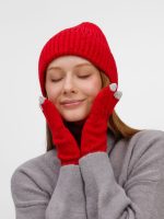 Перчатки сенсорные Spotti Senso, красные — изображение 4