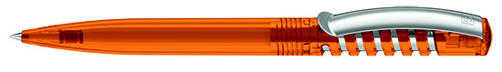 Senator Шариковая ручка New Spring Clear clip metal оранжевый 151