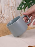 Чашка Jumbo, ver.2, матовая, светло-серая — изображение 5