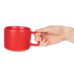 Чашка Jumbo, ver.2, матовая, красная — изображение 4