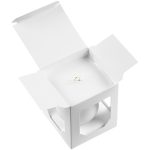 Елочный шар Gala Matt в коробке, 6 см, белый — изображение 5