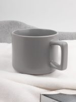 Чашка Jumbo в коробке матовая, светло-серая — изображение 5