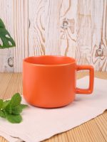 Чашка Jumbo в коробке матовая, оранжевая — изображение 5