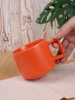 Чашка Jumbo в коробке матовая, оранжевая — изображение 6