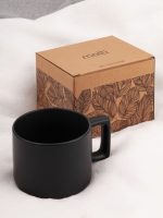 Чашка Jumbo в коробке матовая, черная — изображение 4