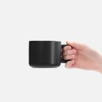 Чашка Jumbo в коробке матовая, черная — изображение 3