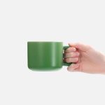 Чашка Jumbo в коробке матовая, зеленая — изображение 3