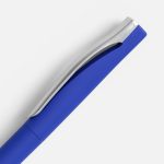 Ручка шариковая Pin Soft Touch, синяя — изображение 3