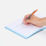 Ручка шариковая Dagger Soft Touch, оранжевая — изображение 4