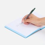 Ручка шариковая Dagger Soft Touch, зеленая — изображение 4