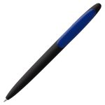 Ручка шариковая Prodir DS5 TRR-P Soft Touch, черная с синим — изображение 4
