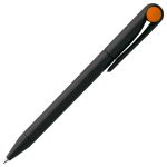Ручка шариковая Prodir DS1 TMM Dot, черная с оранжевым — изображение 3