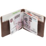 Зажим для купюр Apache, коричневый (какао) — изображение 5