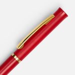 Ручка шариковая Euro Gold, красная — изображение 3