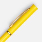 Ручка шариковая Euro Gold, желтая — изображение 3