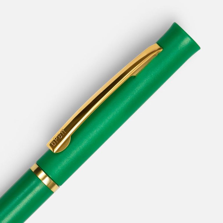 Ручка шариковая Euro Gold, зеленая — изображение 3
