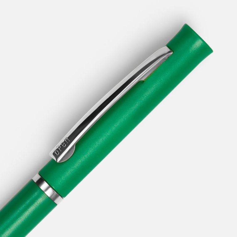 Ручка шариковая Euro Chrome, зеленая — изображение 3