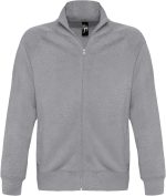 Толстовка мужская на молнии Sundae 280 серый меланж