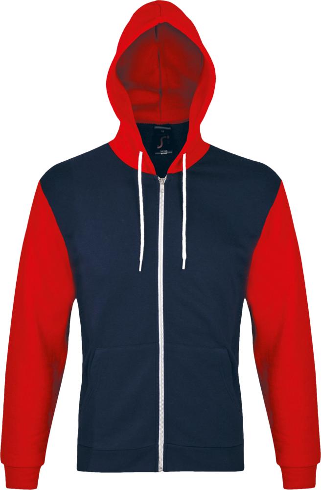 47700953_1.tif_1000x1000 Толстовка на молнии Silver 280 темно-синяя с красным