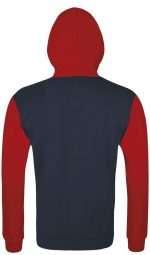 Толстовка на молнии Silver 280 темно-синяя с красным — изображение 2