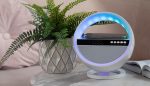 Bluetooth колонка "Smart Orb" 5Вт с беспроводным (15W) ЗУ, лампой, часами, FM радио — изображение 13