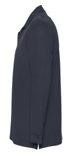 Рубашка поло мужская с длинным рукавом Star 170, темно-синяя — изображение 3