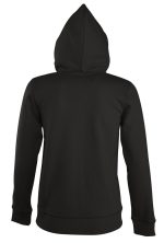 Толстовка женская на молнии с капюшоном Seven Women, черная — изображение 3