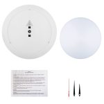 Часы настенные Vivid Large, белые — изображение 3