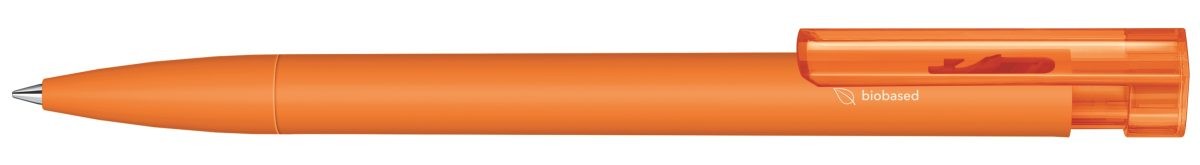 Senator Шариковая ручка Liberty Bio matt clip clear  оранжевый 021