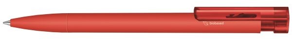Senator Шариковая ручка Liberty Bio matt clip clear  красный 485