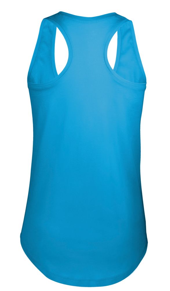 ярко-голубая